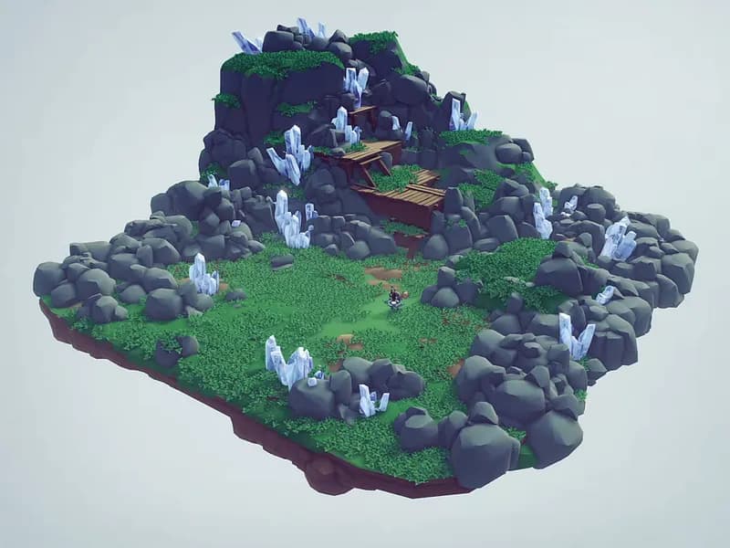 Crystal Cave Environment - Mystical Pack